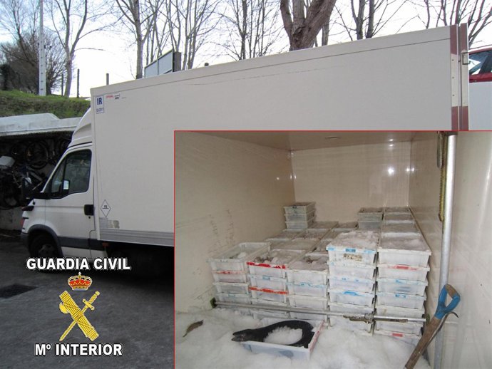 Productos Pesqueros Intervenidos En Bueu (Pontevedra).