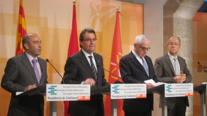 Artur Mas, En La Reunión De La Eurorregión Pirineos