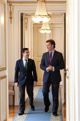 PAZO DE RAXOI 12,00 h.-     O presidente da Xunta, Alberto Núñez Feijóo, reunira