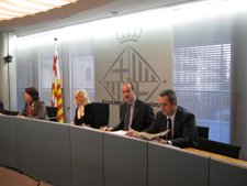 Sònia Recasens, Belén Pajares, Antoni Vives I Joaquim Forn