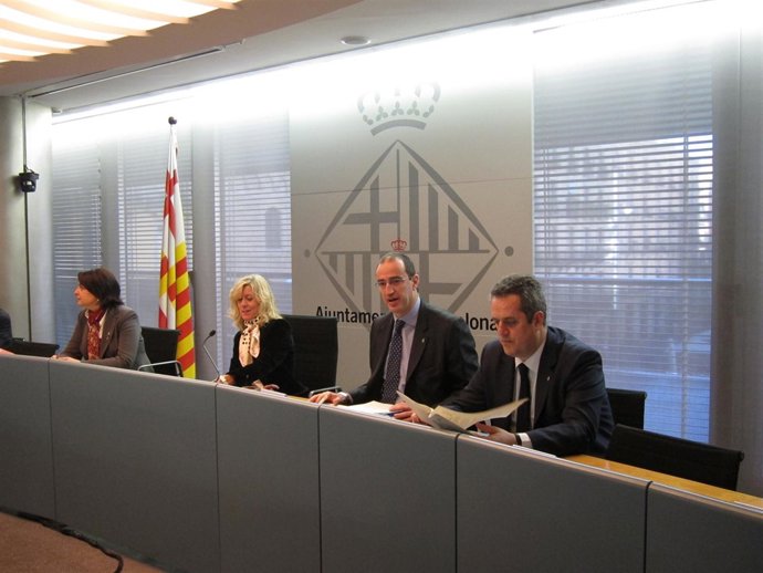 Sònia Recasens, Belén Pajares, Antoni Vives I Joaquim Forn