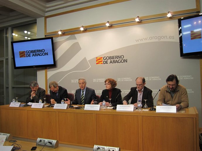 Rueda De Prensa Observatorio De Medio Ambiente De Aragón.