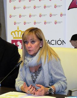 La Presidenta De La Diputación De León, Isabel Carrasco.