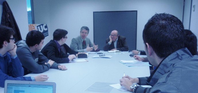 Gómez Sal Con Los Delegados Estudiantiles