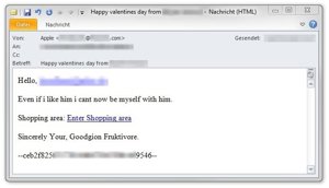 Spam En El Día De San Valentín 