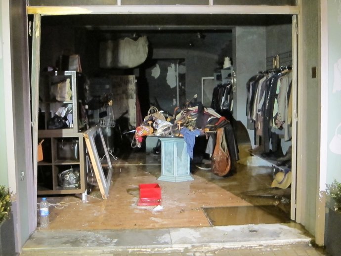 Explosión En Una Tienda De Sarrià De Barcelona