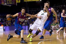 J.C. Navarro Y Gerald Fitch, FC Barcelona Regal - Unicaja (Baloncesto)