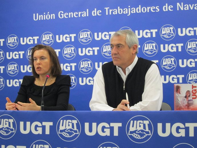 María José Latasa Y Jesús Santos, De UGT.