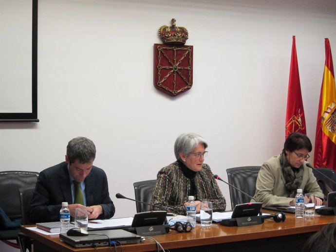 La Consejera Lourdes Goicoechea En Comisión Parlamentaria.