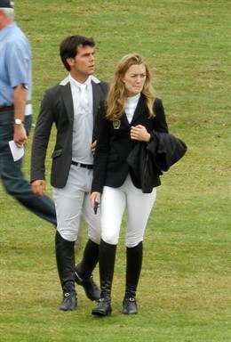 Sergio Álvarez Y Marta Ortega En La Hípica 