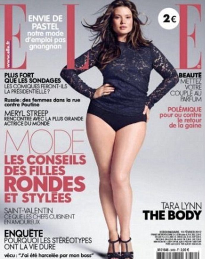 Tara Lynn En La Portada De Elle Francia