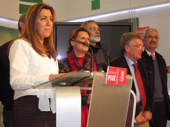 Susana Díaz Da Cuenta Del Comité Regional De Listas.