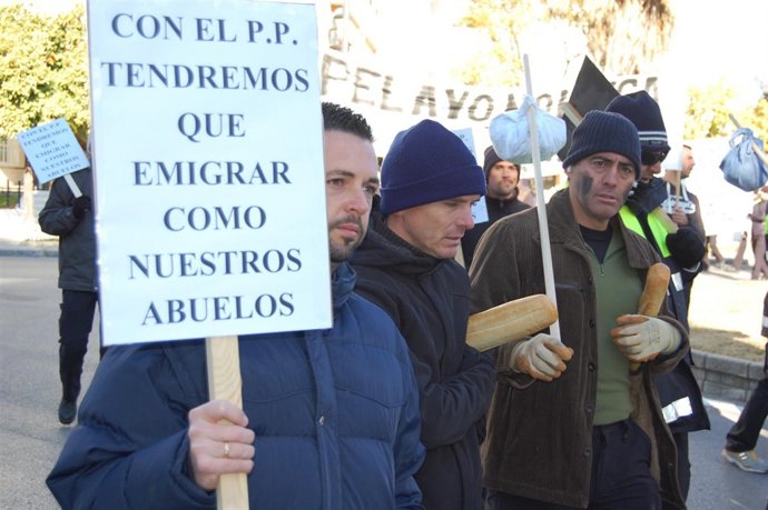 Manifestación De Policía En Jerez