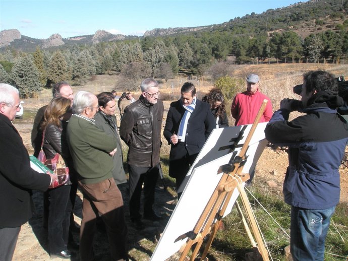 Ávila En Su Visita A La Balsa Minera Hoy