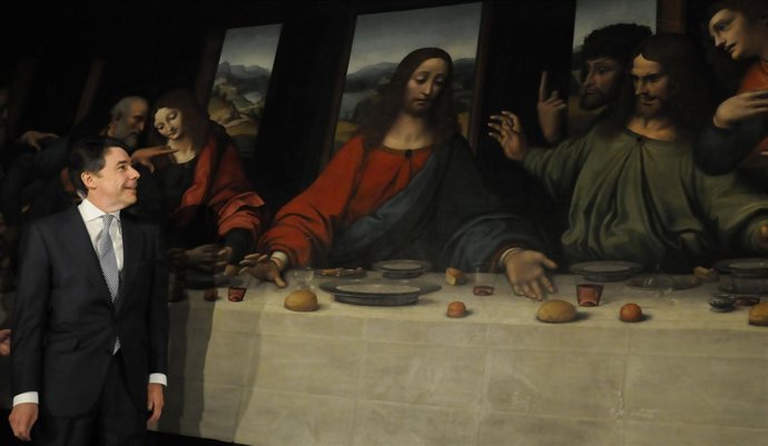 Ignacio González, Durante La Presentación Del Cuadro