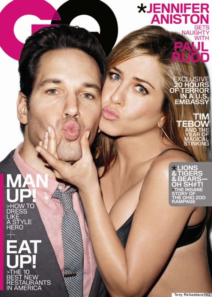 Jennifer Aniston Y Paul Rudd En GQ