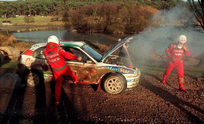 Carlos Sainz Y Luis Moya En 1998