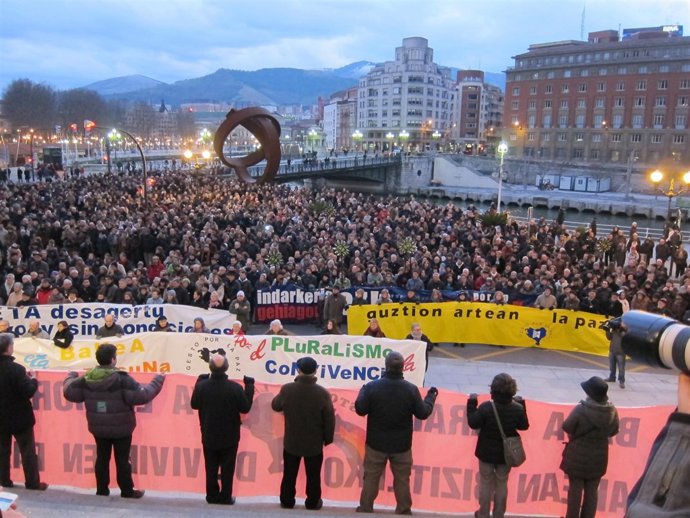 Manifestación de Gesto Por La Paz