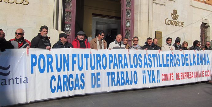 Trabajadores De Navantia Piden Carga De Trabajo En Cádiz