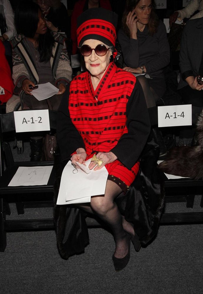 Zelda Kaplan En El Front Row De  Joanna Mastroianni, Minutos Antes De Su Muerte