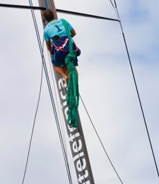 El Telefónica Tuvo Que Reemplazar El Mástil