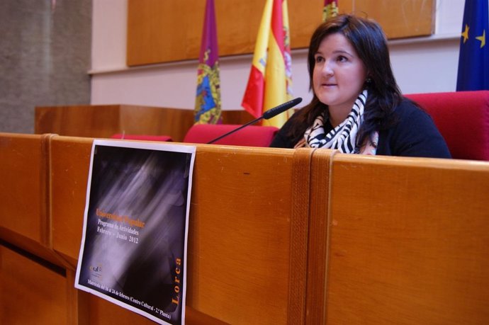 La Concejal De Cultura Del Ayuntamiento De Lorca, Sandra Martínez
