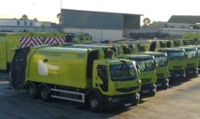 Camiones De La Empresa De Limpieza Limasa De Málaga