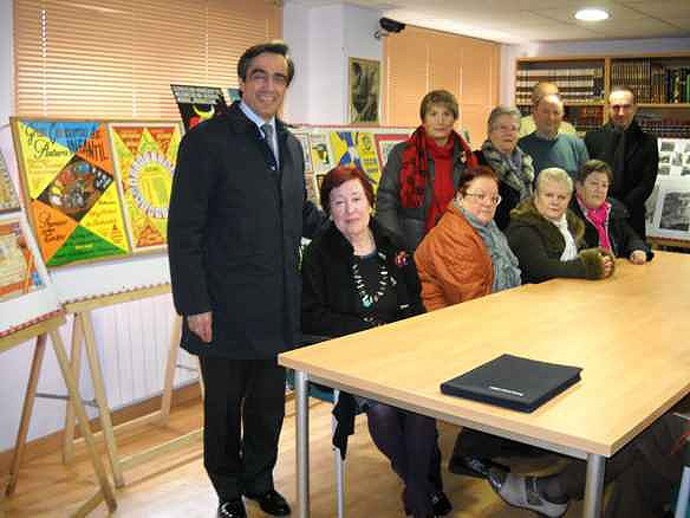 Calderón En La Exposición En Homenaje A Pedro Lázaro Baruque