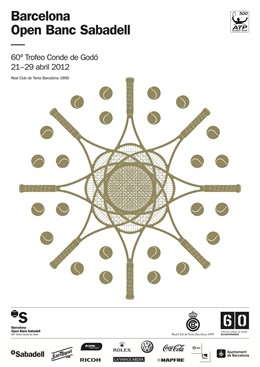 Cartel De La 60 Edición Del Barcelona Open Banc Sabadell