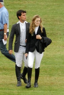 Sergio Álvarez Y Marta Ortega En La Hípica 
