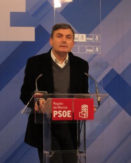 El Secretario General Del PSRM-PSOE, Pedro Saura