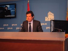 José Císcar En La Rueda De Prensa Tras El Pleno Del Consell