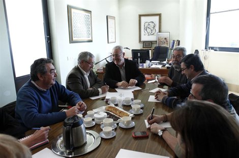 Reunión De Cayo Lara, Toxo Y Méndez