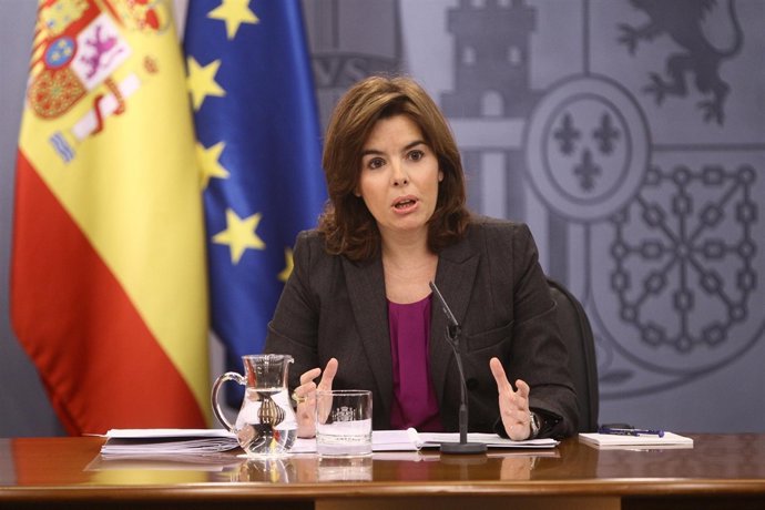 Rueda De Prensa De Soraya Saénz De Santamaría