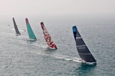 Vela VOR Team Telefonica, CAMPER, Groupama Sailing Team Y Abu Dhabi Ocean Racing