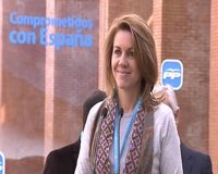 Cospedal: "Los españoles saben que con un Gobierno del PP no habrá concesiones de ningún tipo a los que ayer mataban"