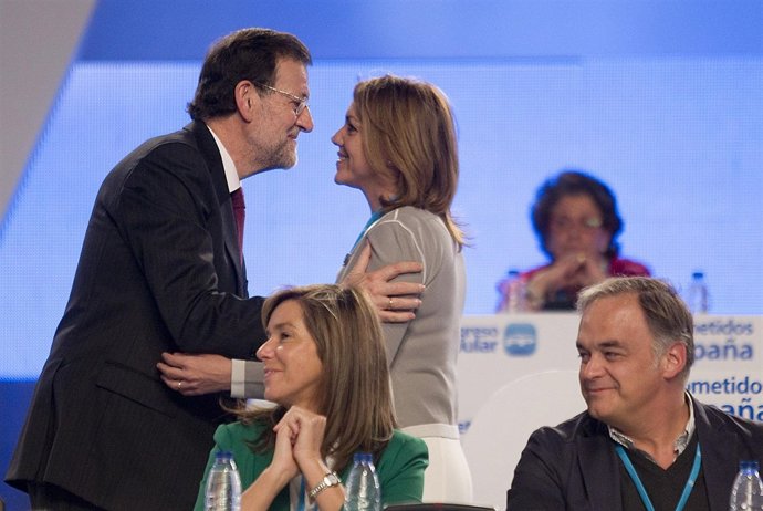 MARIANO RAJOY Y MARIA DOLORES DE COSPEDAL