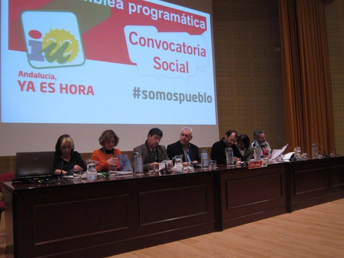 El Coordinador Federal De IU, Cayo Lara, En Un Acto De IULV-CA