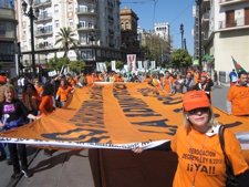 Manifestación De Empleados Públicos En Sevilla