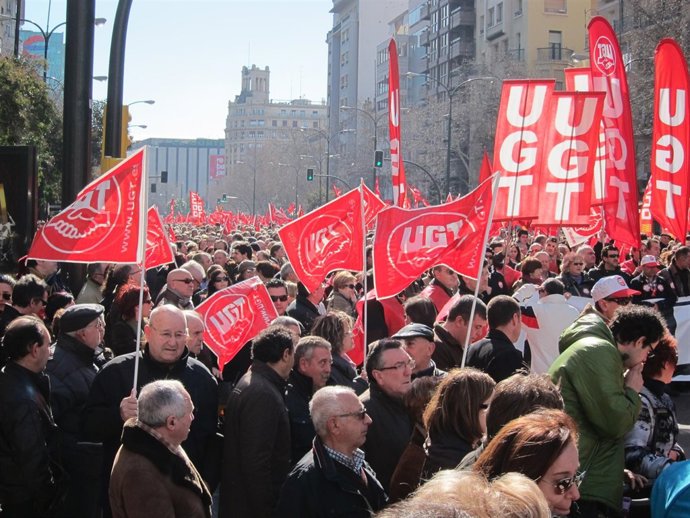 Manifestación Contra La Reforma Laboral