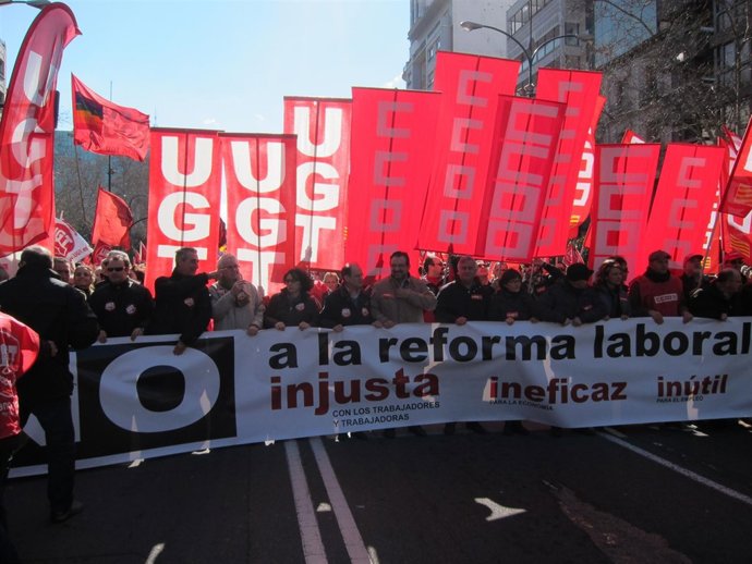 Manifestación Contra La Reforma Laboral