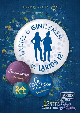 Cartel De La Fiesta 'Ladies & Gintleman By Larios 12'