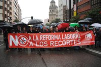 Iglesias (IU) dice que la gente protesta de forma masiva por que la reforma significa "la dictadura del empresario"