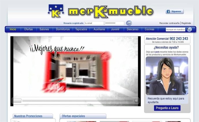 Página Web Merkamueble