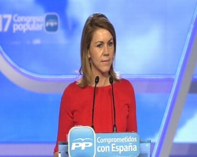 Cospedal:"Estamos orgullosos de nuestro líder"