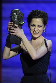 María León Con Su Goya