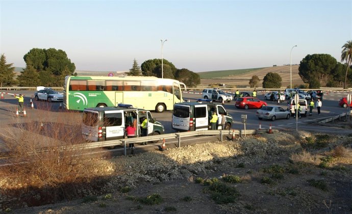 Control De Carreteras Con Motivo De Los Carnavales