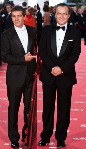Montaje De Antonio Banderas Y José Coronado En Los Premios Goya 