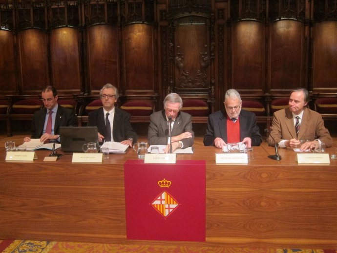 Antoni Vives, Joan Trullén, Xavier Trias, Francesc Santacana Y Carles Losada