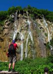 Cascada en Plitvice.